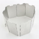 PRO,9 Plates Foldable Outdoor Camping Cooking Cooker Gas Stove Wind Shield