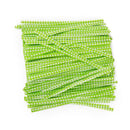 500Pcs Metallic Twist Ties Wire for Cello Bags Cake Candy Pops 4" 10cm Green