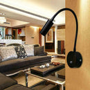 Modern LED Hose Wall lamp flexible 1/3W bedroom bedside fixture light readi R3U2