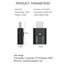 2IN1 USB Bluetooth 5.0 Audio Transmitter Receiver Adapter 3.5mm for TV PC Car