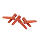 6pcs Red Wood Acoustic Bridge Pins for 6 String Guitar Replacement