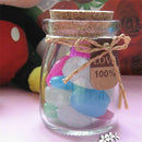 100Pcs Glow in the Dark Pebbles Artificial Stone Walkway Aquarium Fish Tank Q4X7