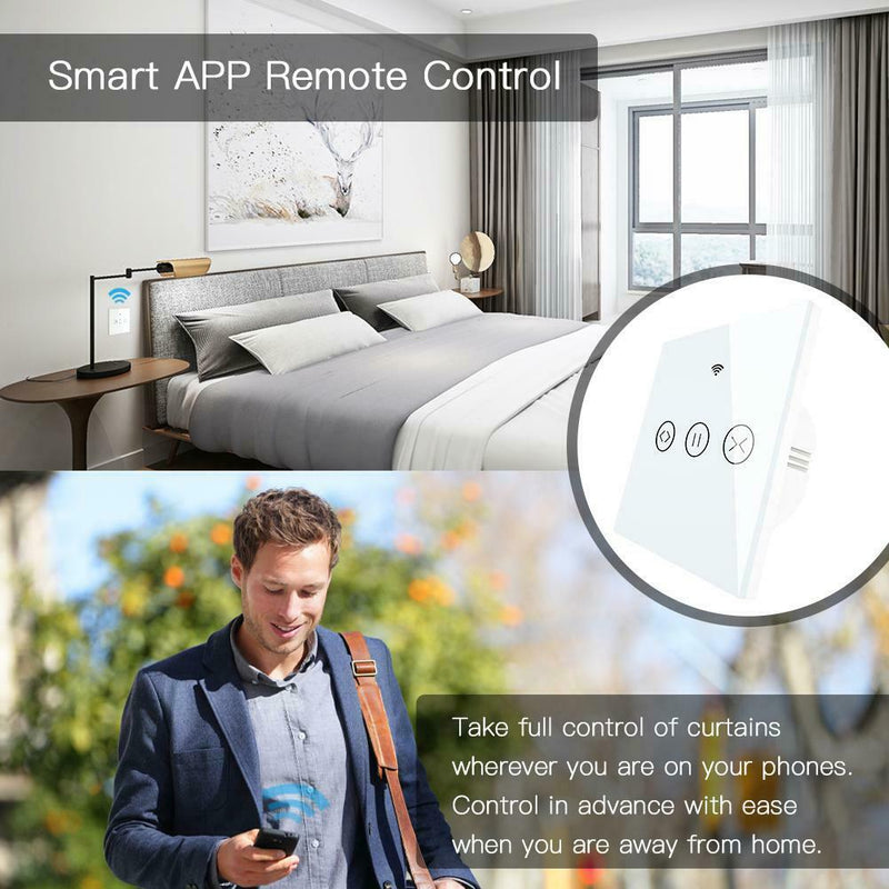 Electric Motorized Curtain Blind Roller Shutter WiFi Smart Curtain Switch