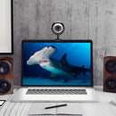 0.3MP HD Webcam with Built-in Microphone 6 LED Night Vision USB Web Camera