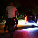 2x Car Door Opening Warning LED Strip Light Flashing Signal Anti-collisionS Ew