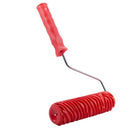7Inch Embossed Zebra Stripe Painting Roller with Handle for Wall Decoration P1L6