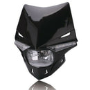 Universal Motorcycle Headlight Dirt Bike Motocross Dual Sport Head Light fo