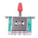 5-way Lever Pickup Selector Tone Switch Knob for ST SQ Electric Guitar Red
