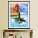 DIY 5D Diamond Painting Seasons Tree Cross Stitch Diamond Embroidery Patter