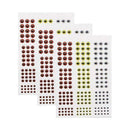 183pcs 3/4/5/6mm 2D Holographic Fishing Lure Eye Fly Red Tying M1S4 N Blue H9F1