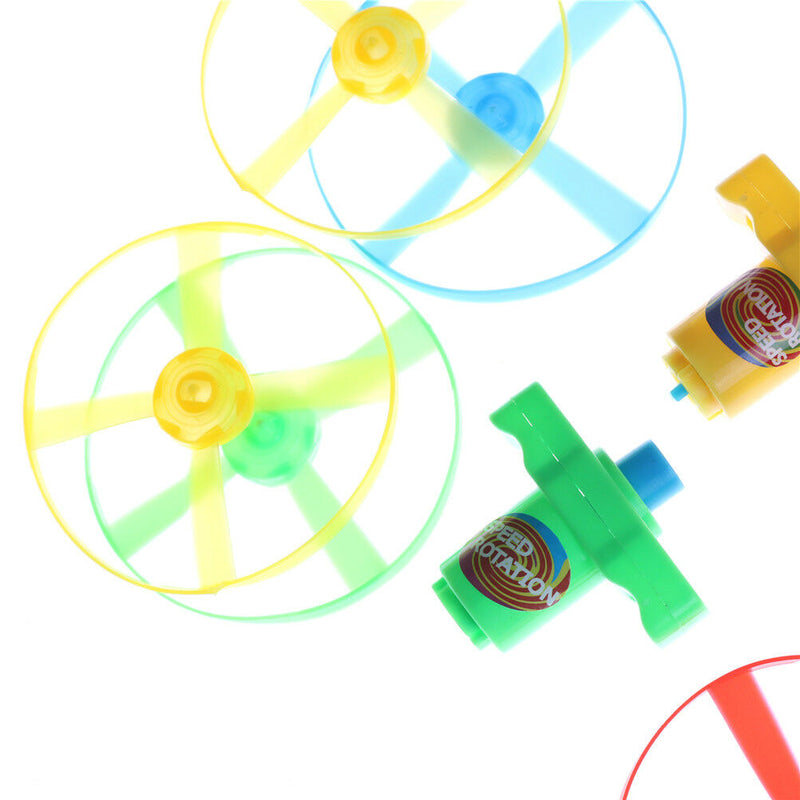 Plastic Gyroscopes Children's Toys Chains Flying Saucers and Flying Toys ES