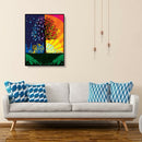 Painting By Numbers Kit DIY Canvas Oil Art Picture Wall Decor (Rich Tree)