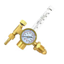 Copper Argon Gas Meter Flow Meter Regulator Gauge External Thread