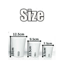 3-piece Self Watering Planter Flowers Pots W/