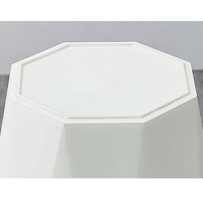 2Pcs Rubbish Garbage Bin Trash Can Swing Lid Bathroom Living Room Hotel
