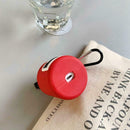Fire Extinguisher Protective Case Silicone Cover with Carabiner for Airpods 1/2