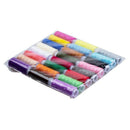 24 Assorted Colors Polyester Sewing Thread-Pack of 24 U7R9