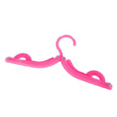 6pcs Clothes Hangers Folding Portable Plastic Travel Clothes Hanger with An U8A2