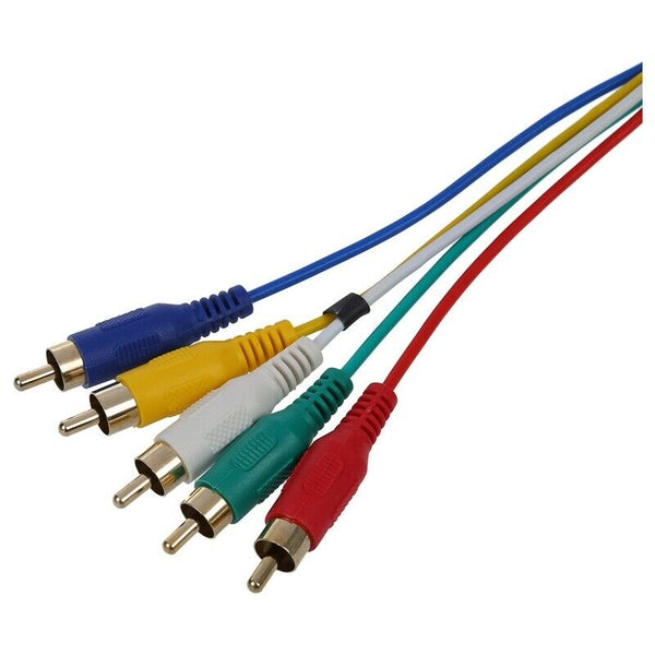 1.5M 5 FT HDMI to 5 RCA male Audio Component Cable for Video Convert HDTV 1 N1T1