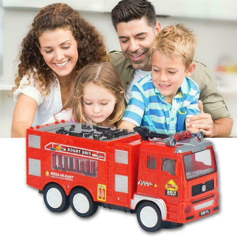 Electric Fire Engine Truck Car Siren Sound LED Lights Children Xmas Gift To T3K4