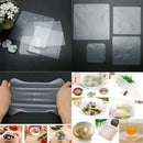 4pcs Silicone Strong Absorbability Plastic Fresh Food Wraps Seal (White) A