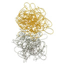 100pcs Kidney Earring Hooks Jewelry Making Finding Brass Ear Wires 25x11mm