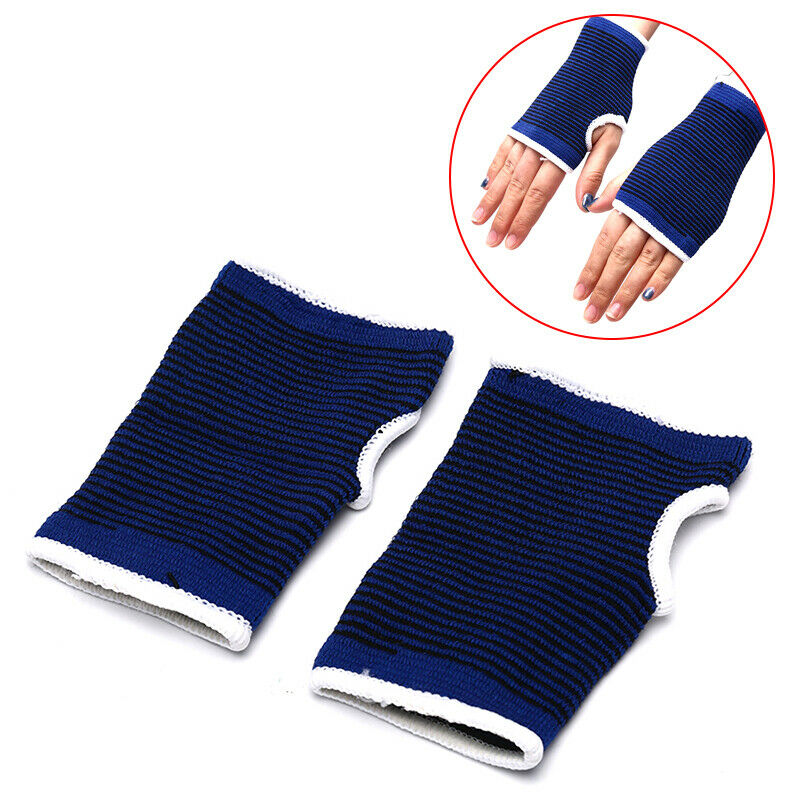 1Pair Polyester Wrist Hand Support Glove Wrist Protect Sweatband Wrist Gu uW