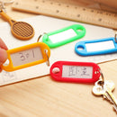30x Key Chain Labels Lettering Key Tags Name Badges