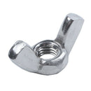 M6 Thread Dia Stainless Steel Wing nut Butterfly Wing Nuts 10 Pcs R9R4