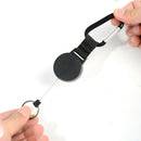 Elastic Rope Outdoor Camping Anti-lost Telescopic Keychain Holder with Carabiner