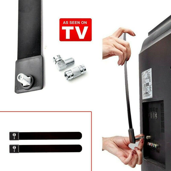 Mini Clear TV Key HDTV FREE TV Digital Indoor Antenna Ditch Cable P1G4