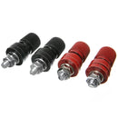 4pcs Red&Black 6mm Screw M6 Speaker Power Supply Terminals Binding Post