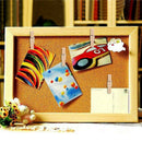 Push Pins with Wooden Clips Pushpins Tacks Thumbtacks, Creative Paper Clips I1L9