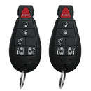 Car Remotes 6 Button Key Fob Compatible for Chrysler Town Country 2008-2015 X3J1
