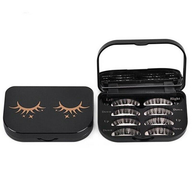 1Pc Rectangle Cute Magnetic False Eyelashes Storage Box Makeup Cosmetic Mir S1P6