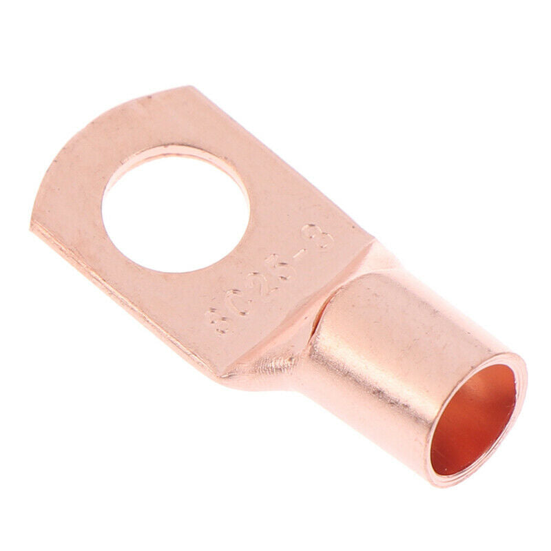 60Pcs Car Auto Copper Ring Terminal Wire Crimp Connector Bare Cable TerminaS Hn