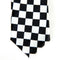 Mens Black White Plaid Checkered Necktie Neck Tie