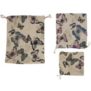 3pcs Fashion folding bundle mouth gift bag butterfly 8