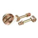 5Pcs Furniture Cabinet Fixing Screw Locking Cam Bolt Nut Fitting Connector
