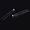 20PCS Clear Crystal Rhinestone Diamante Wedding Bridal Prom Hair Pins Hairpin OZ