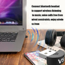 PC USB Bluetooth 5.0 Transmitter Wireless Audio Stereo Adapter Dongle Receiver