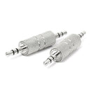 2pcs 3.5mm Stereo Male to 3.5mm Male Headphone Audio Adapter Jack Coupler C I1C7