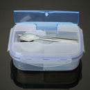 1000mL Microwave Lunch Box Leak Proof Bento Box Heated Food Containers Set