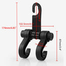 2x Practical Car Seat Double Hooks Hanger Headrest Bag Coat Luggage Carri YIS
