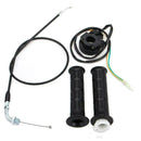 Handlebar Grips Throttle Cable Kill Switch Set For 49cc-80cc Parts Motori N1U8