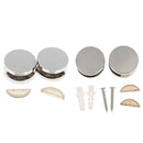 2 Pcs NO Screws~Zinc Alloy Round
