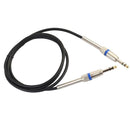 2 Pack 1/4 inch TRS to 1/4 inch TRS Balanced Interconnect Cable Cord, 6Feet
