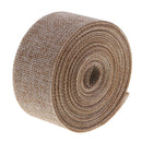 2 Pcs Faux Jute Hessian Ribbon Tape Jute Burlap Wedding Embellishment 10M
