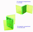 Double Sided  Fly Fishing Box Hook Storage Case With 44