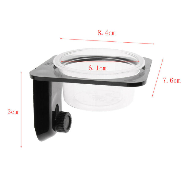 2Pcs Insect Spider Reptile Tank Food Water Feeding Bowl Breeding Box Terrarium